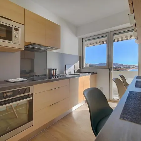 UPSTAYS Terrace Lerins View 55m2 Apartment *