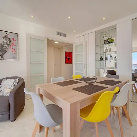 Upstays - Incredible View -4 - Big Terrace - Ac Lägenhet Cannes
